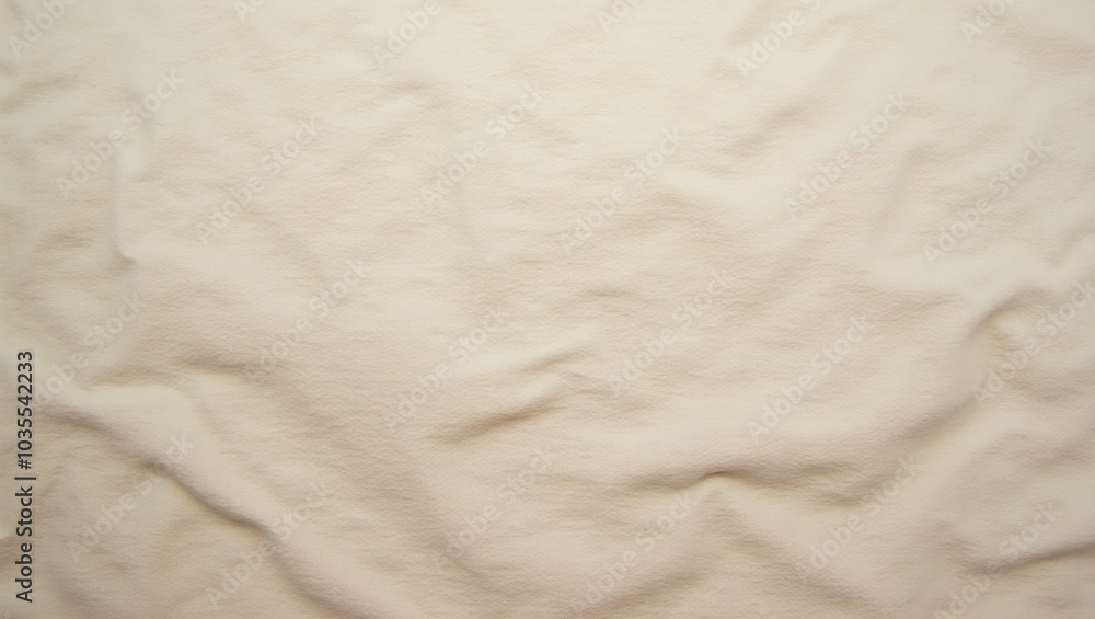 Close up of natural beige linen fabric with a textured breathable weave Close up of natural beige linen fabric with a textured breathable weave