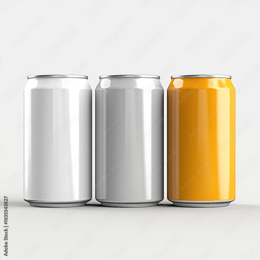 Can of Soda Mockup, high-end and customizable with realistic high-resolution rendering, ideal for branding, packaging design, and beverage presentations, AI Generative Can of Soda Mockup, high-end and customizable with realistic high-resolution rendering, ideal for branding, packaging design, and beverage presentations, AI Generative