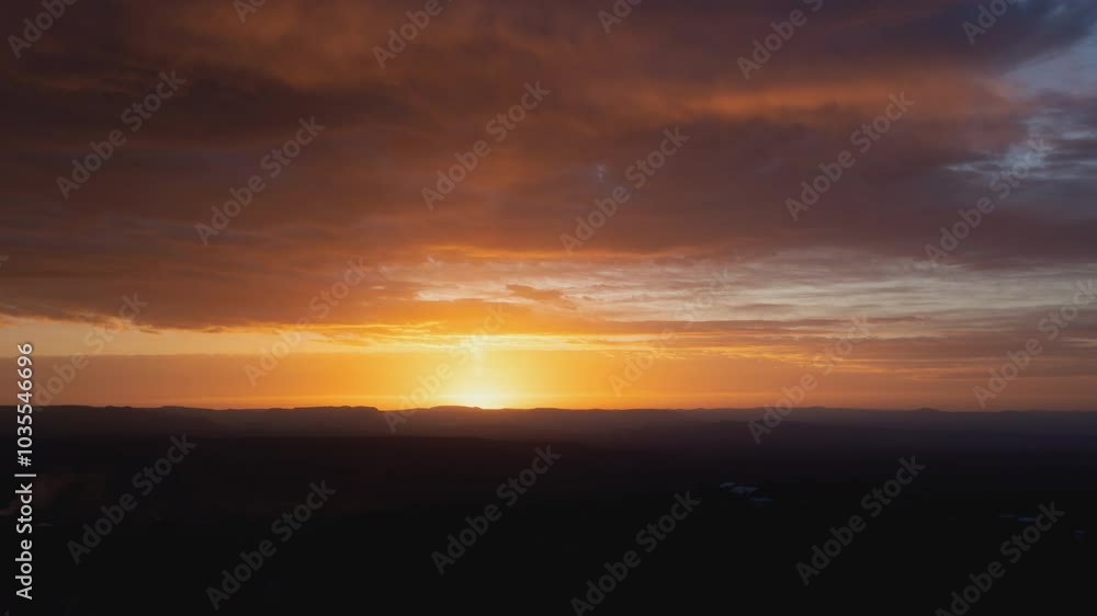 Sun Pillar Sunrise Timelapse Wide Angle Sun Pillar Sunrise Timelapse Wide Angle