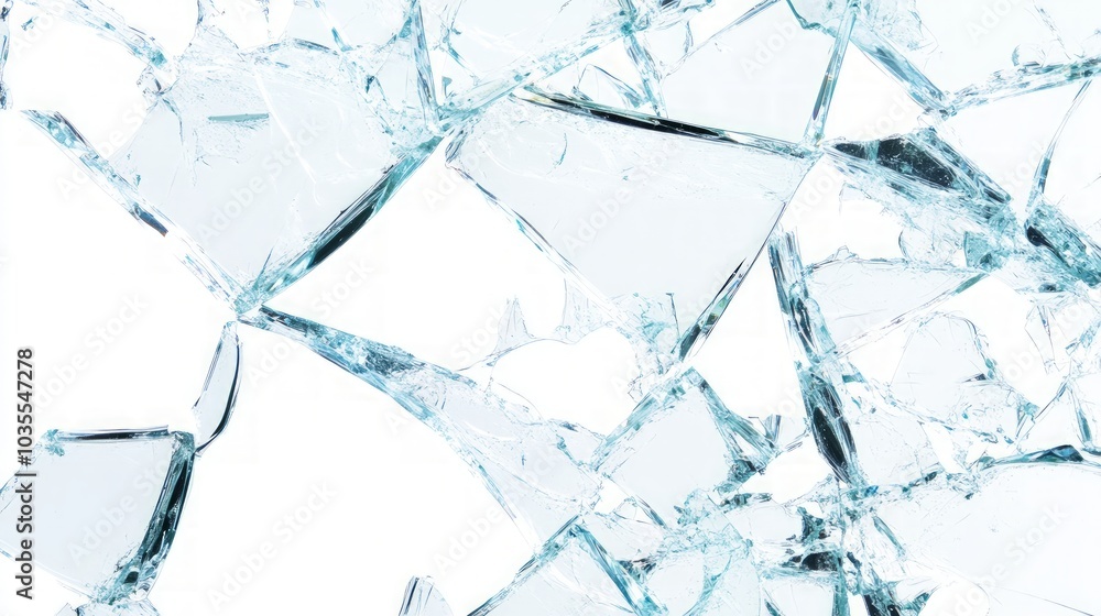 Fragmented Glass Texture, intricate pattern of cracked and shattered glass, transparent shards displaying a range of shapes and sizes, ideal for digital design and backgrounds Fragmented Glass Texture, intricate pattern of cracked and shattered glass, transparent shards displaying a range of shapes and sizes, ideal for digital design and backgrounds