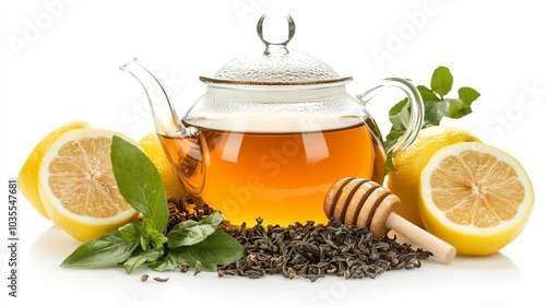 Lemon Tea with Honey and Mint Leaves: A Refreshing and Healthy Drink