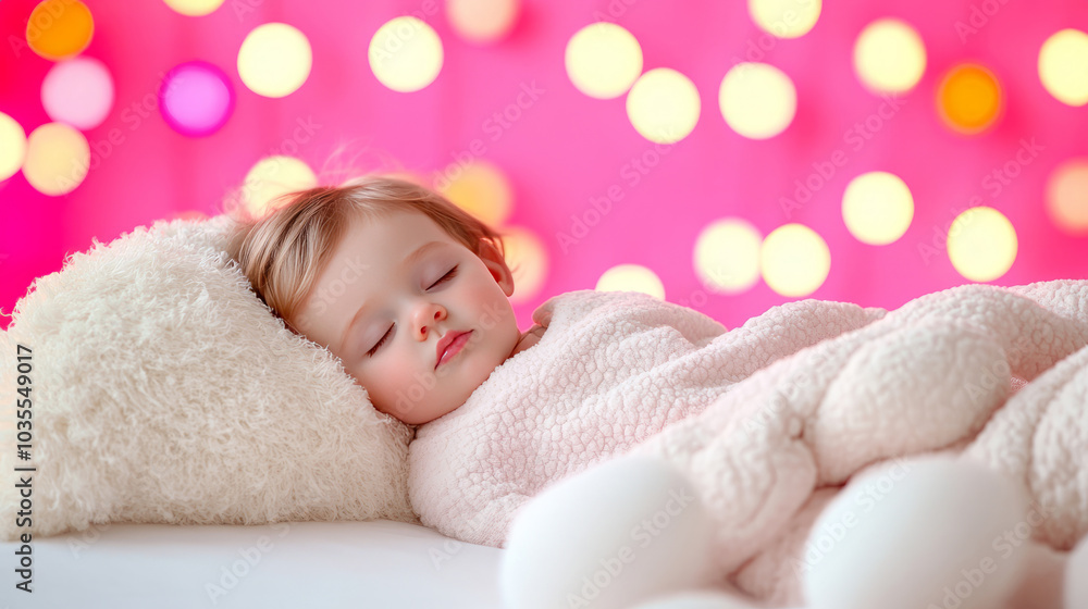 Peacefully Sleeping Toddler Tucked in Bed Peacefully Sleeping Toddler Tucked in Bed