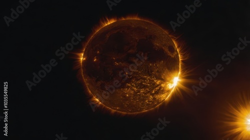 Sun, Ray, Light, Glow, Radiation, Planet, Space, Universe, Lava, Magma, Radiation, Eclipse, Heat, Sunstroke