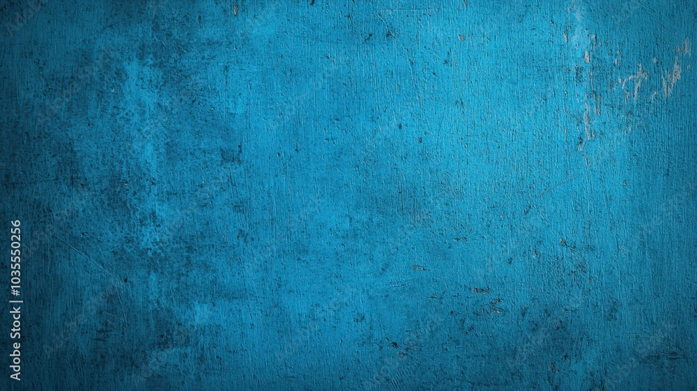 Obraz premium Textured blue background with a rugged, worn appearance for design projects.