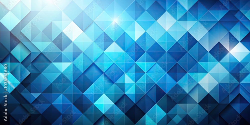 Fototapeta premium abstract geometric background in blue tones
