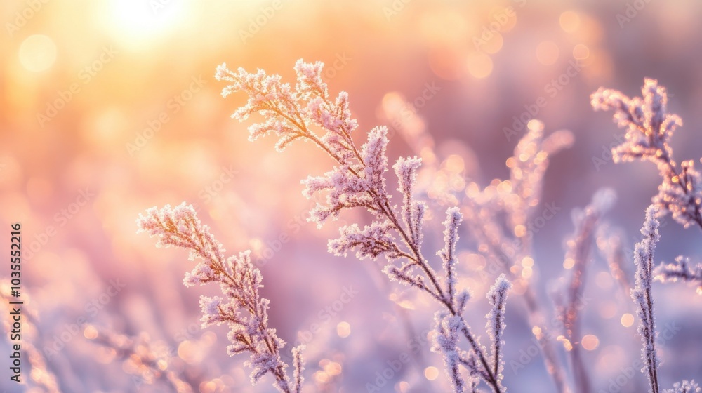 Snowy Holiday Scene with Blurred Lights for Greeting Cards Snowy Holiday Scene with Blurred Lights for Greeting Cards