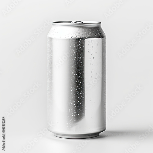 Can of Soda Mockup, high-end and customizable with realistic high-resolution rendering, ideal for branding, packaging design, and beverage presentations, AI Generative