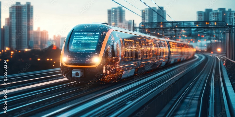 Electric monorail network system powered by AI-driven technology Electric monorail network system powered by AI-driven technology
