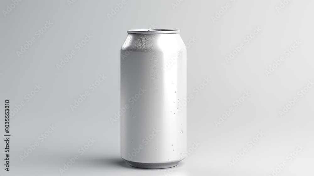 Can of Soda Mockup, high-end and customizable with realistic high-resolution rendering, ideal for branding, packaging design, and beverage presentations, AI Generative Can of Soda Mockup, high-end and customizable with realistic high-resolution rendering, ideal for branding, packaging design, and beverage presentations, AI Generative