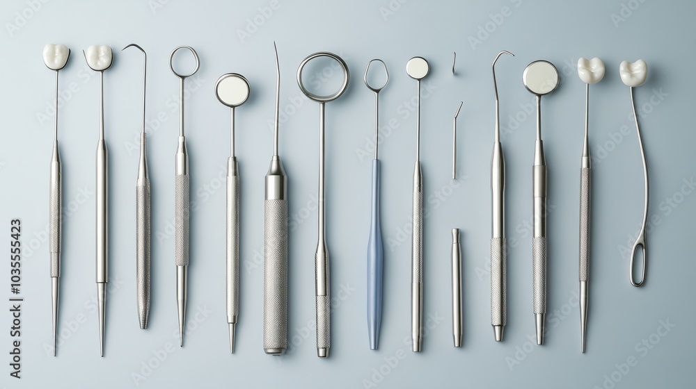 set of doctor equipment against white background set of doctor equipment against white background