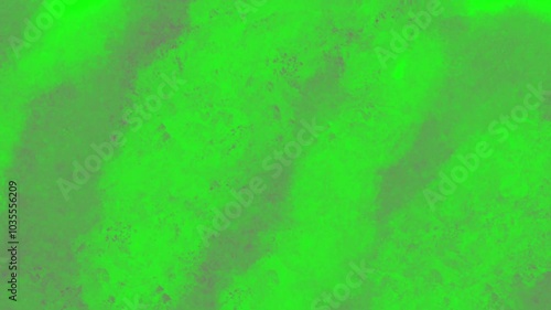 4K Green Abstract Watercolor Painting Animation, Seamless Looping Motion Background