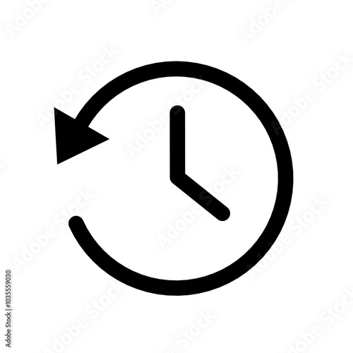 history icon with simple design