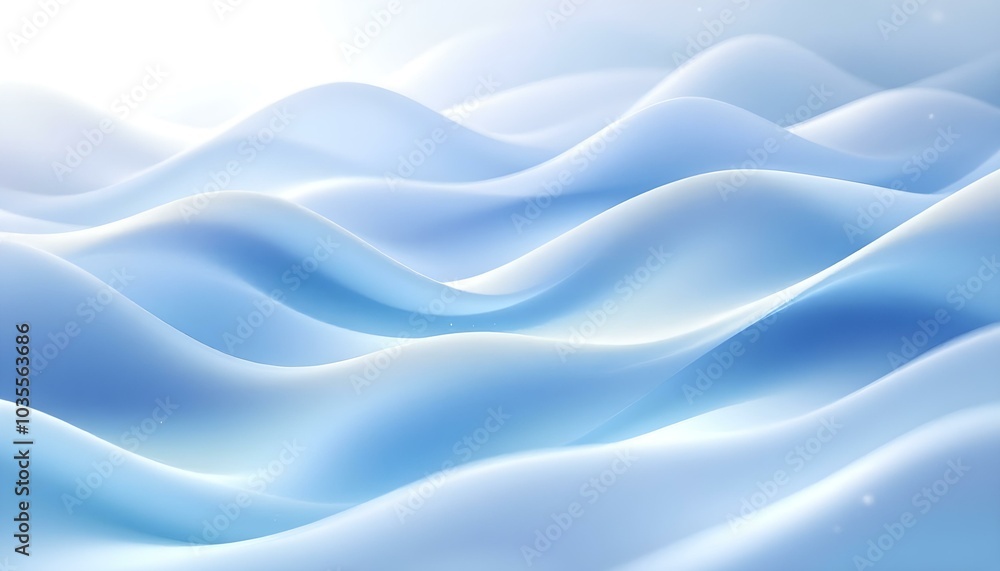 Abstract gradient wave curve layers on light blue hologram color background. Modern and Minimal concept. abstract blue background with waves. Smooth, abstract waves of light blue and white background Abstract gradient wave curve layers on light blue hologram color background. Modern and Minimal concept. abstract blue background with waves. Smooth, abstract waves of light blue and white background