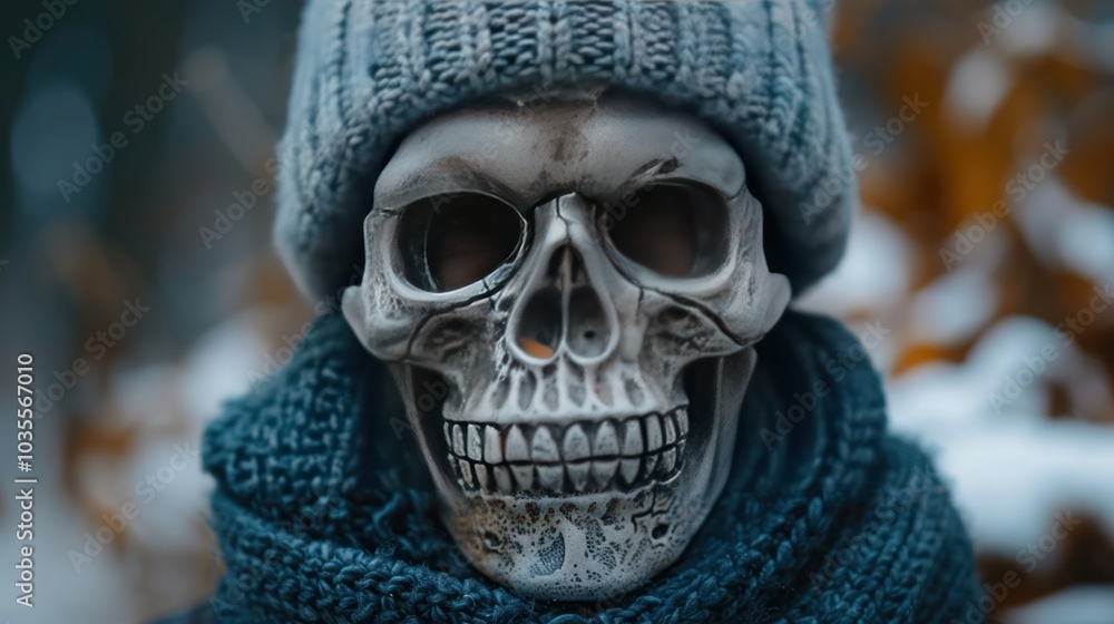 Close-up photo of a person wearing a skull mask, perfect for use in spooky Halloween themed designs. Close-up photo of a person wearing a skull mask, perfect for use in spooky Halloween themed designs.