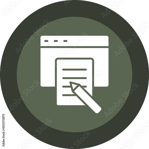 Copywriter Icon Design