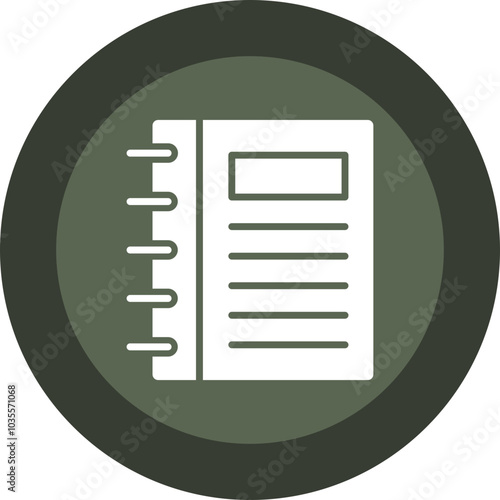 Notebook Icon Design