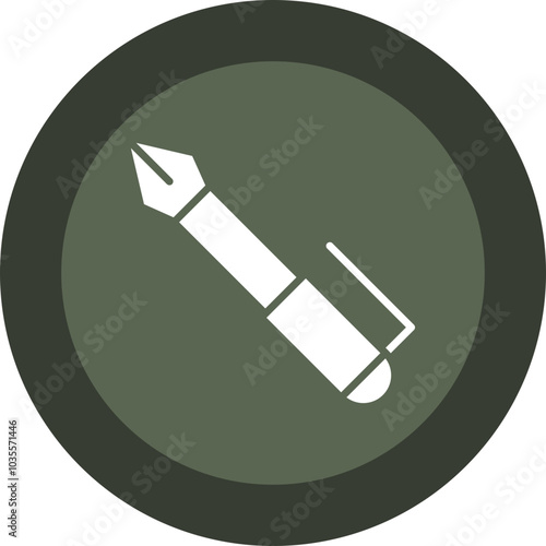 Fountain Pen Icon Design