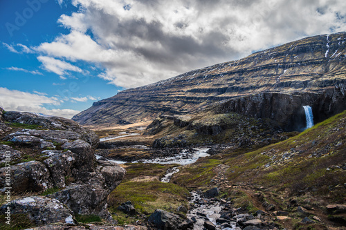 Oxi Pass or Route 939, iceland: nature sceneries along the Route 939 from Hofn to Egilsstadir photo