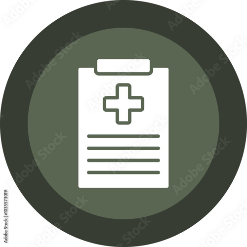 Health Report Icon Design