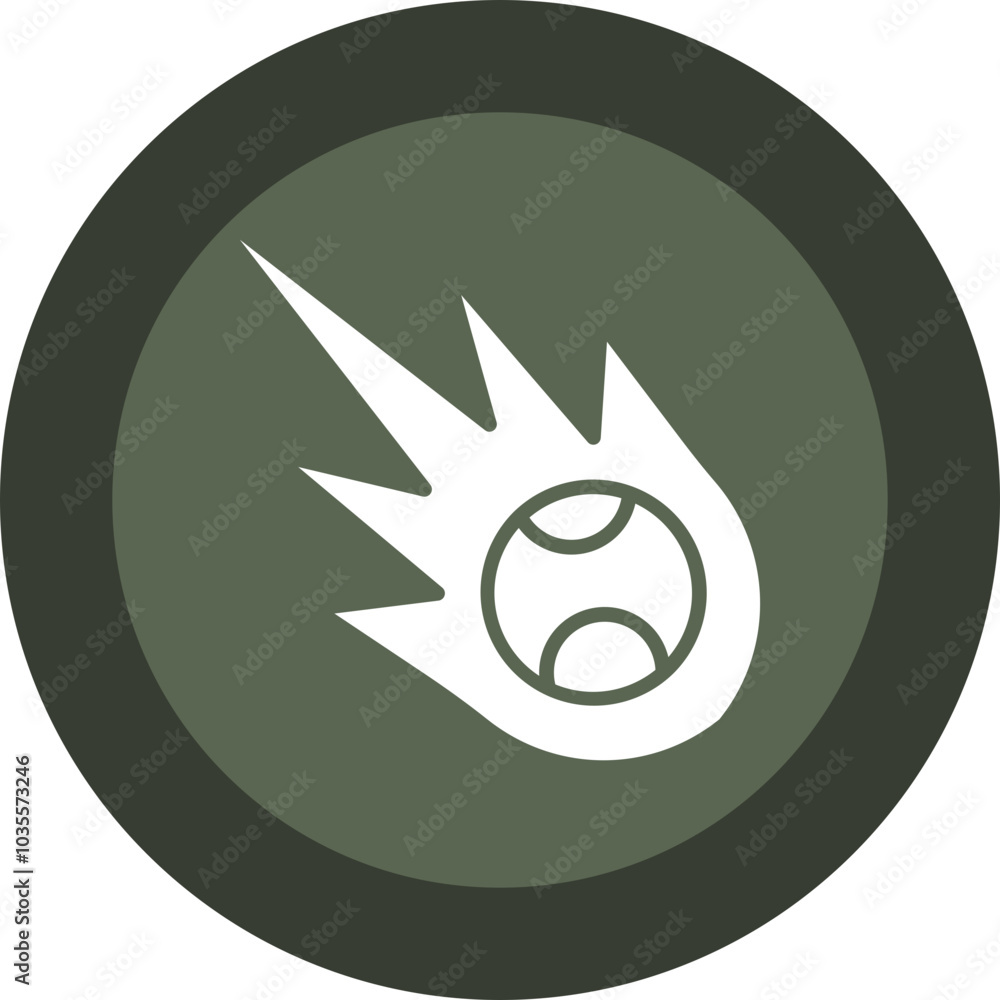 Obraz premium Meteor Icon Design