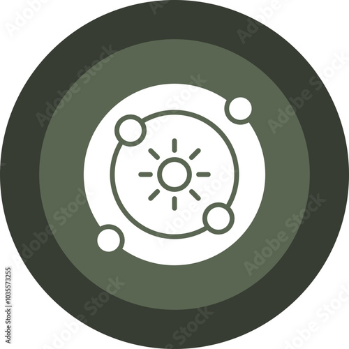 Solar System Icon Design