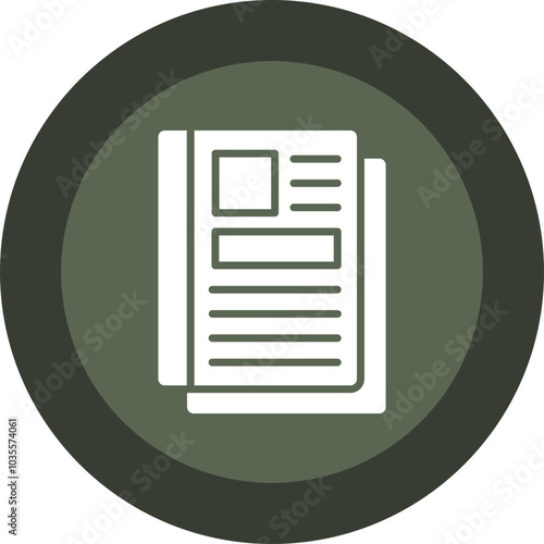 Magazine Icon Design