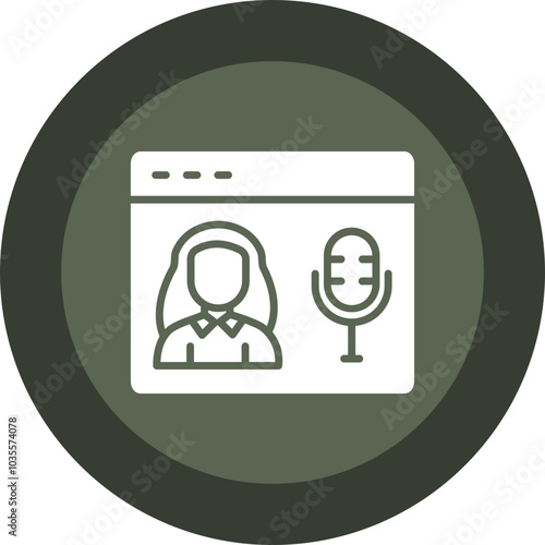 Webcast Icon Design