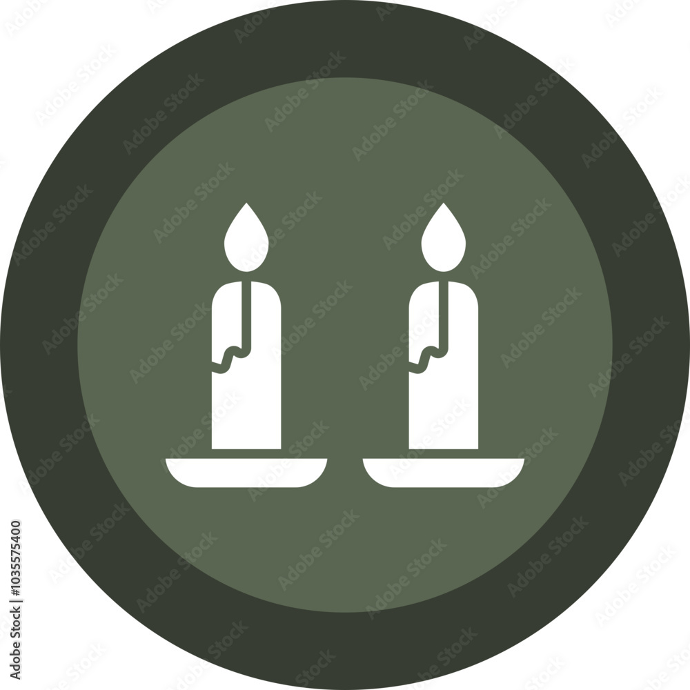Candle Icon Design Candle Icon Design