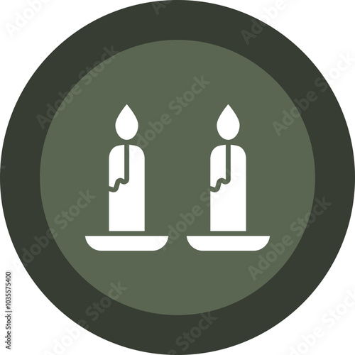 Candle Icon Design