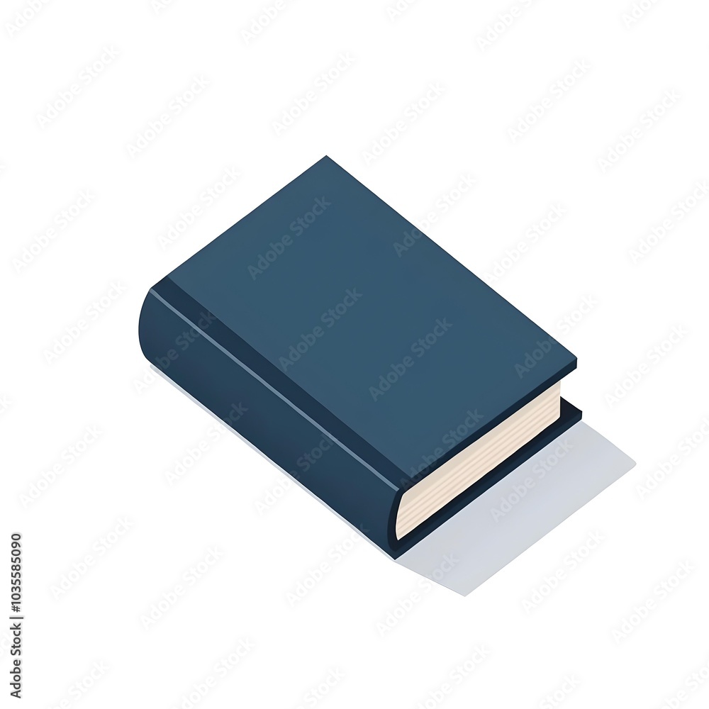 Blue Book Icon Simple Vector Design Blue Book Icon Simple Vector Design
