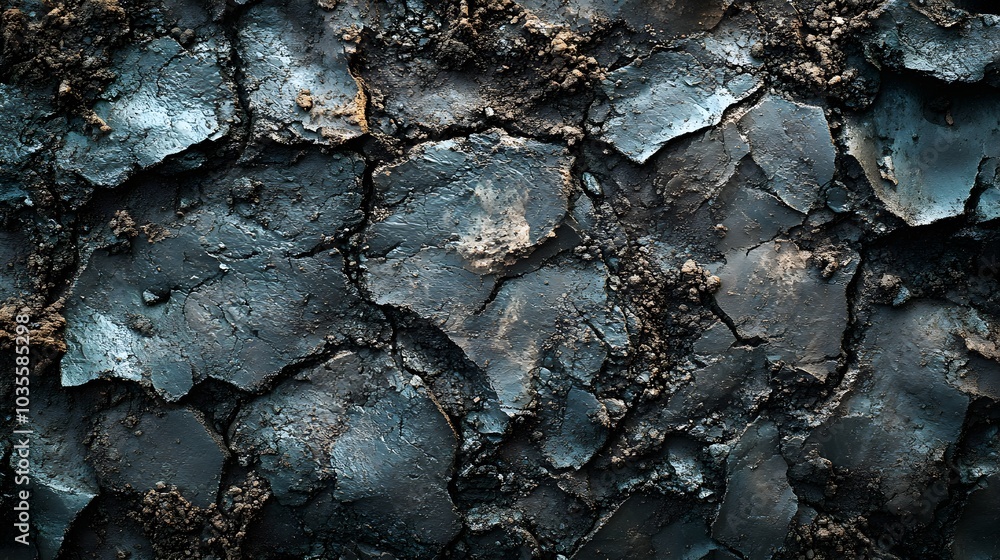 Rich, fertile soil with deep textures and natural cracks, viewed from above, showing earthy tones and intricate surface details, perfect for background use Rich, fertile soil with deep textures and natural cracks, viewed from above, showing earthy tones and intricate surface details, perfect for background use