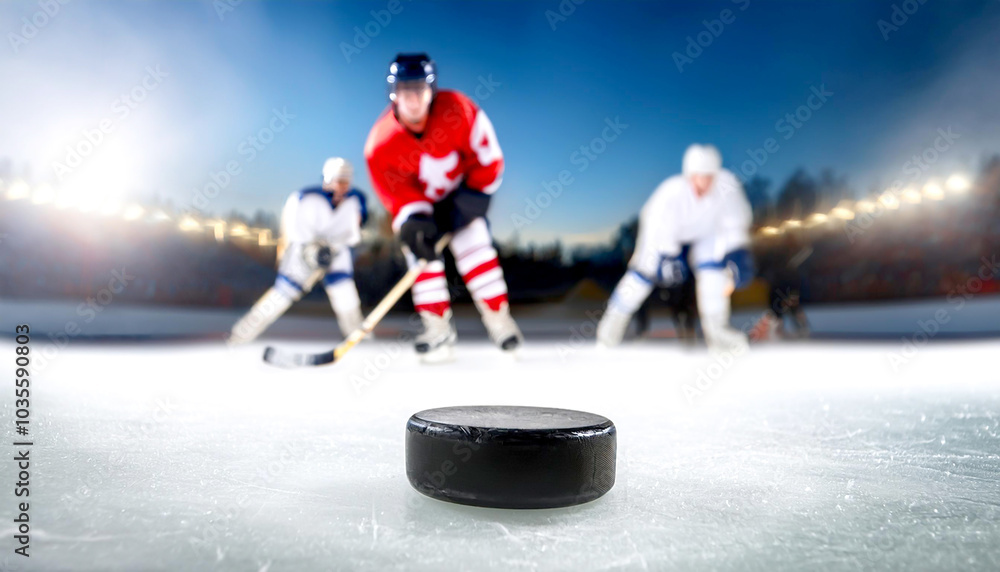 Obraz premium Eishockey Spiel 