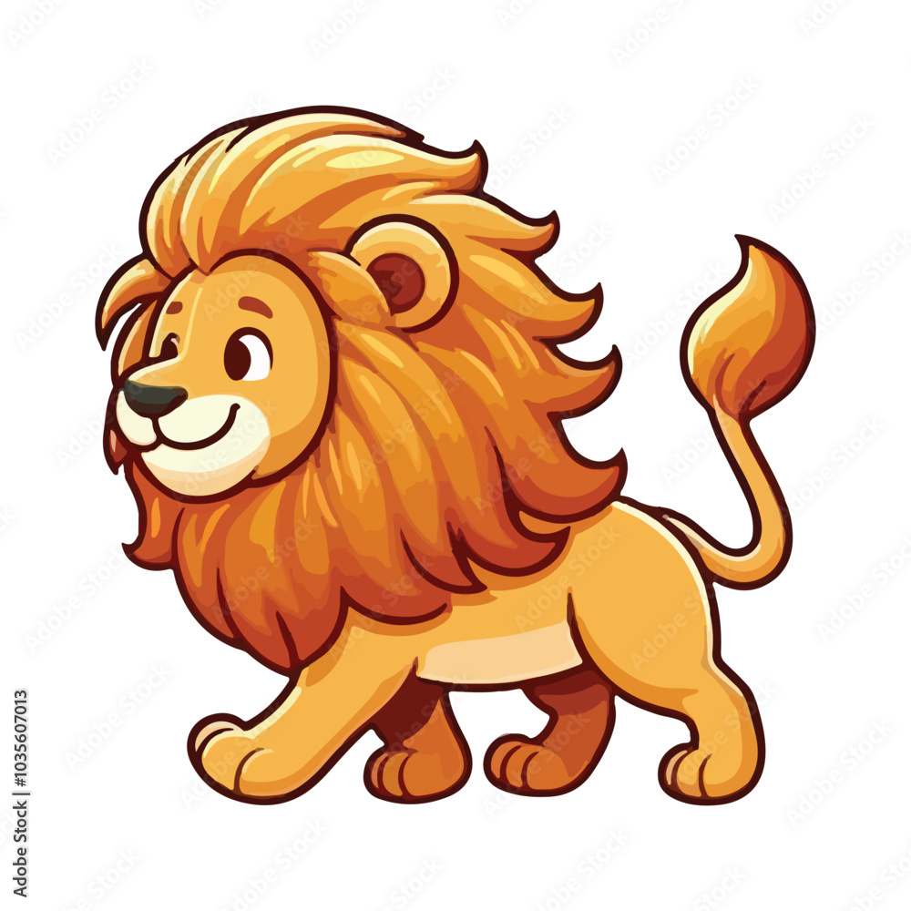 Fototapeta premium Create Lion AI Vectors Design