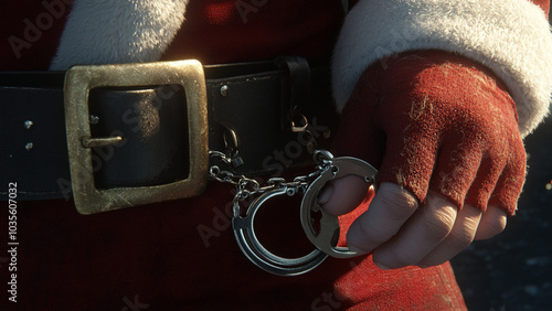 hand with handcuffs photo