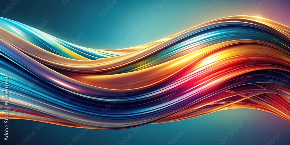 Abstract Swirling Lines of Vivid Hues Creating a Dynamic and Energetic Composition Abstract Swirling Lines of Vivid Hues Creating a Dynamic and Energetic Composition