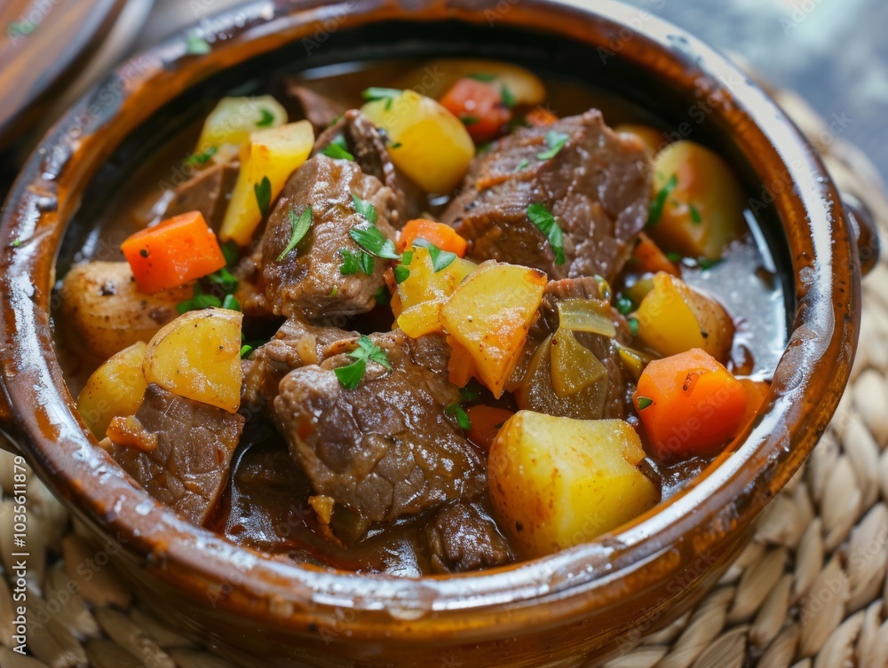 Ultimate Comfort: Slow-Cooked Beef Stew with Vegetables and Potatoes Ultimate Comfort: Slow-Cooked Beef Stew with Vegetables and Potatoes