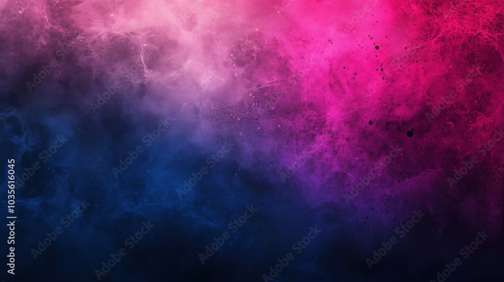 Obraz premium Abstract vibrant pink and purple colors with dark blue textured wall background. Modern artistic design with soft pastel hues, creating a harmonious blend of abstract shapes and textures, ideal for di
