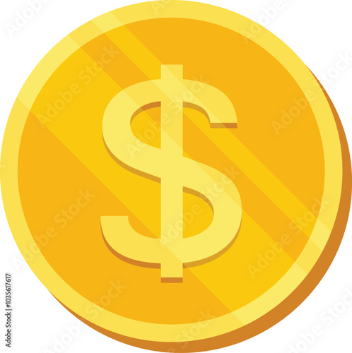 Dollar Coin Icon