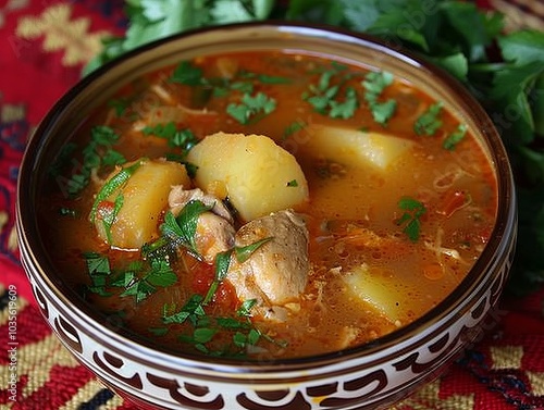 Bozbash Bonanza: A Taste of Azerbaijan with Chicken Potato Soup