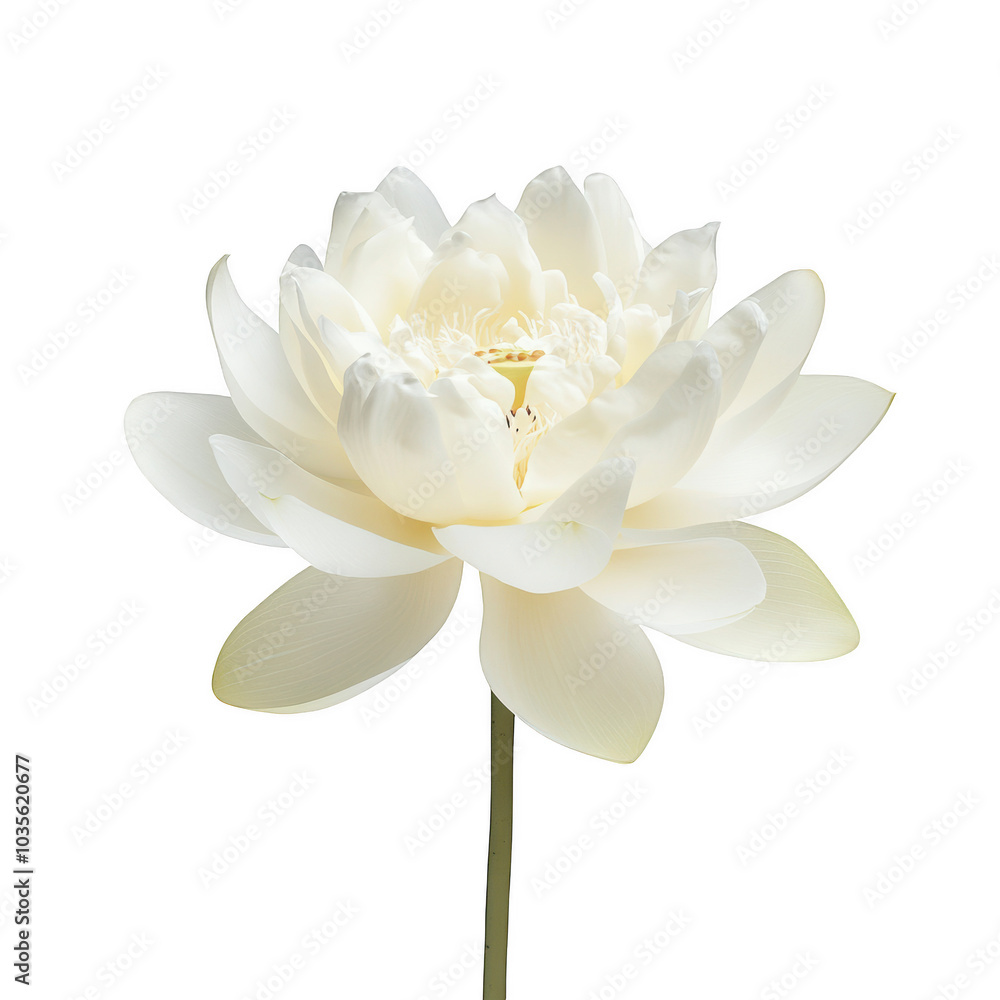 Serene White Lotus Blossom Serene White Lotus Blossom