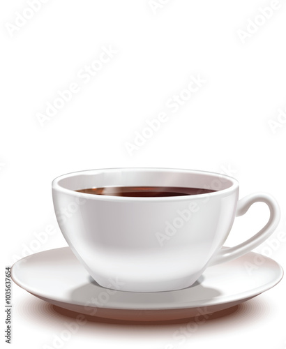 coffee cup isolated on white background