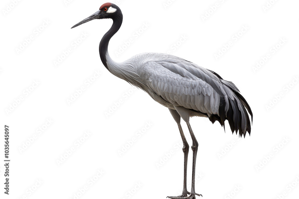 Stunning Isolated Crane Bird on transparent Background Perfect for Nature-Themed Projects and Educational Material Stunning Isolated Crane Bird on transparent Background Perfect for Nature-Themed Projects and Educational Material