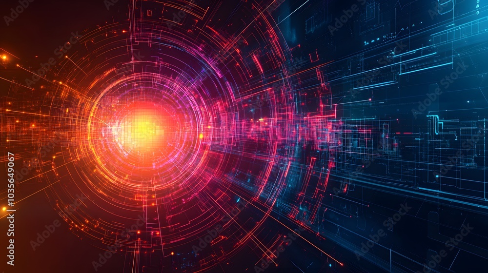 Digital technology and science background. Digital technology and science background.