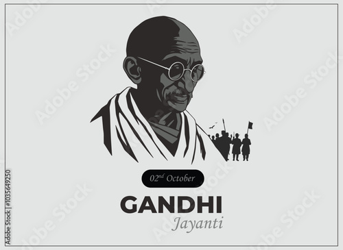 2nd-october Vector Poster mahatma gandhi jayanti