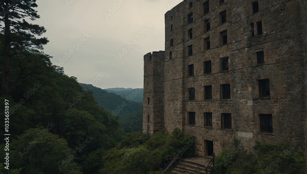 A whimsical archer tower in a fantasy world A whimsical archer tower in a fantasy world