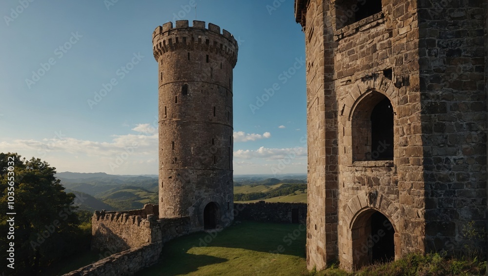 Adventurers explore the mysteries of the archer tower Adventurers explore the mysteries of the archer tower