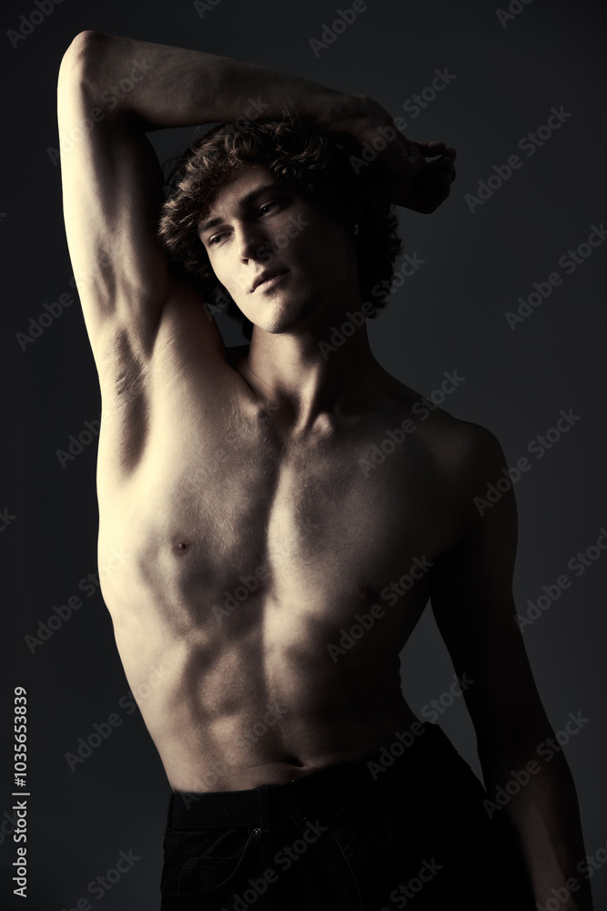 Naklejka premium beautiful as apollo