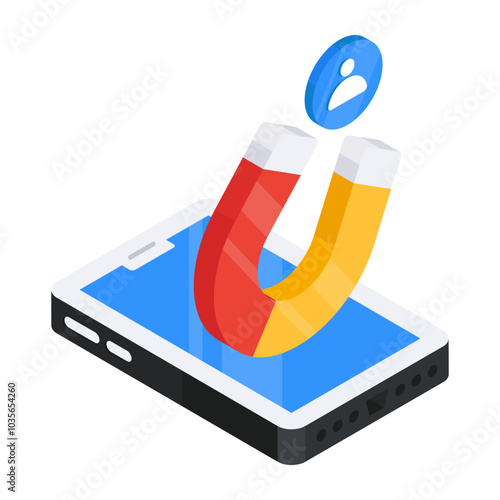 Perfect design icon of attract customer

