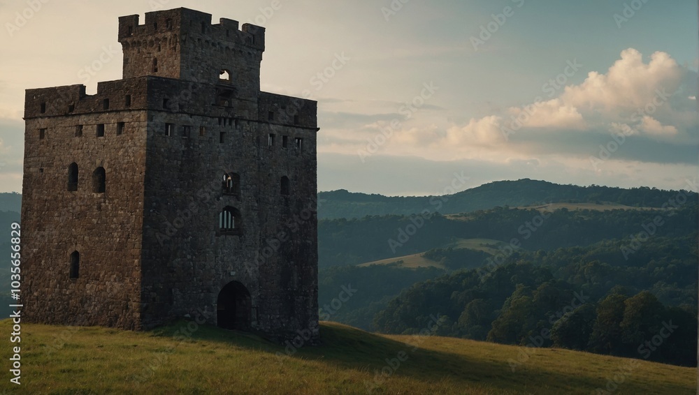 An ancient archer tower surrounded by nature's beauty creates an idyllic retreat for all An ancient archer tower surrounded by nature's beauty creates an idyllic retreat for all