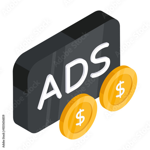 Premium download icon of paid ad

